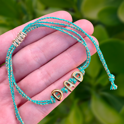 Pulsera PAPA Cordón y Acero Inoxidable   3F1