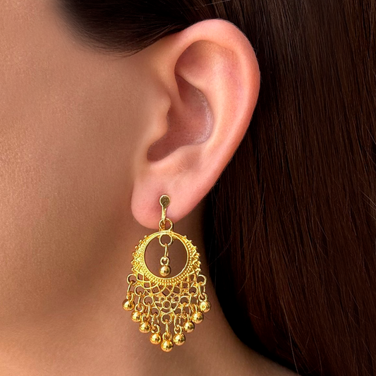 Aretes Dorados de Clip 2i6