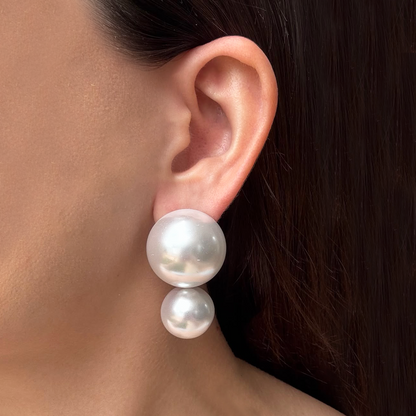 Aretes Perla Grande
