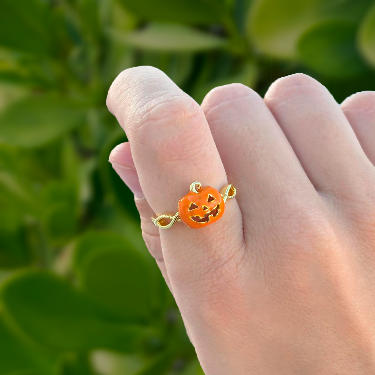 Anillo Calabaza Naranja