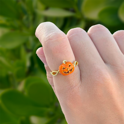 Anillo Calabaza Naranja