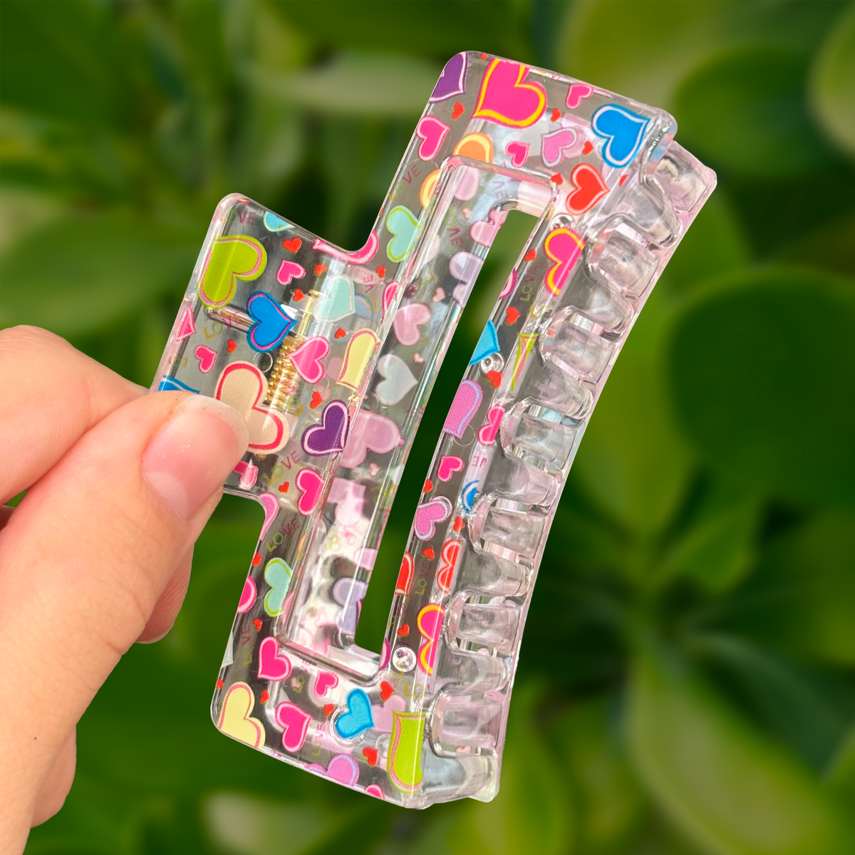Pinza para Pelo Corazones