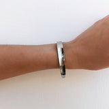 Pulsera Plateada  Acero Inoxidable R7