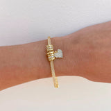 Pulsera Corazon Brillante Acero Inox 1U5