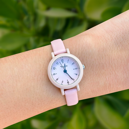 Reloj Rose Redondo de Cuero  3H8