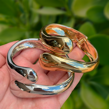 Pulsera Dorada Gotas Encontradas   4E28