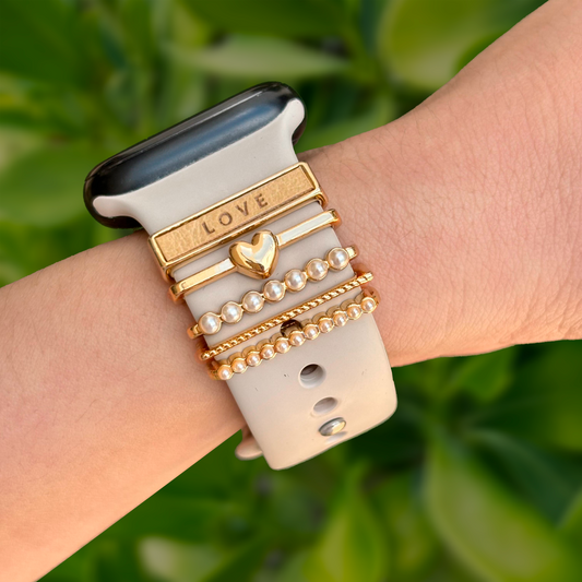 Barras Doradas Adorno para Extensible Apple Watch   4E14