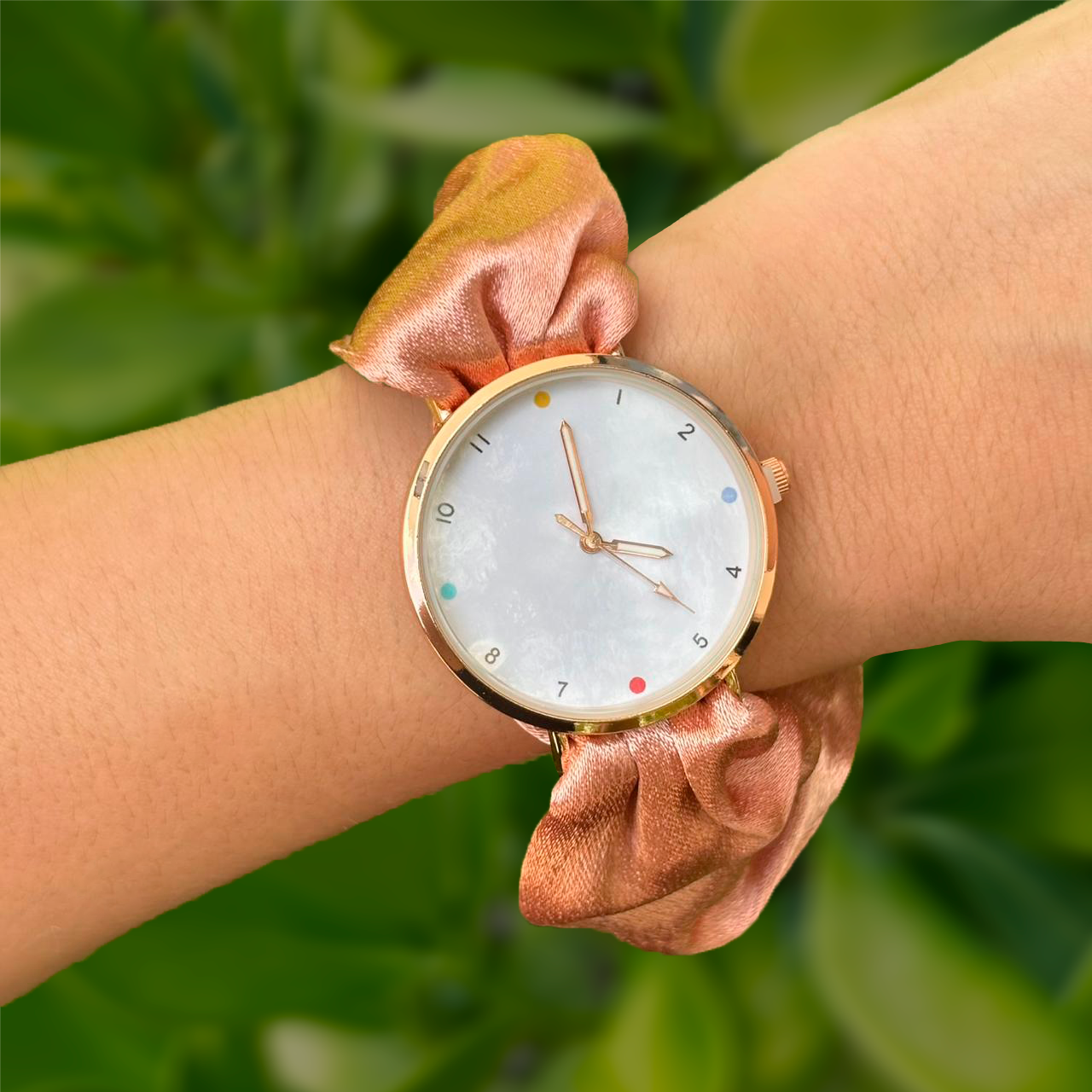 Reloj Bufanda de Mano Cobre  Mujer R14