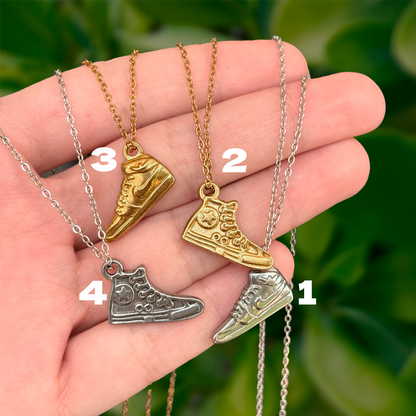 Collar Dorado Charm Tenis Acero Inoxidable  Az210
