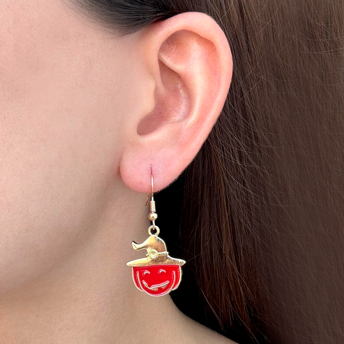 Aretes Calabaza Halloween