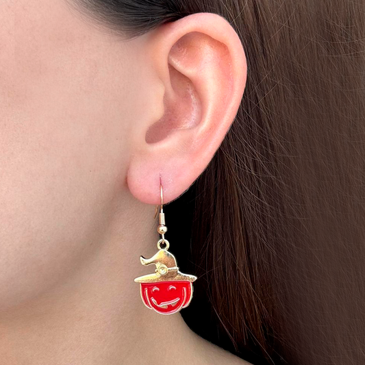 Aretes Calabaza Halloween