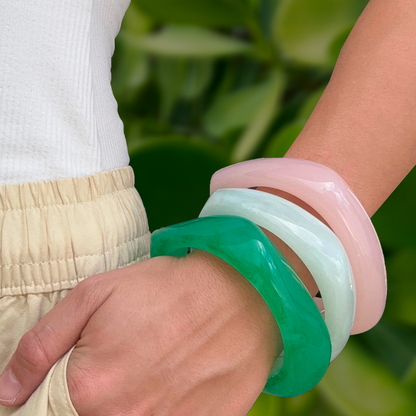 Pulsera Verde Resina