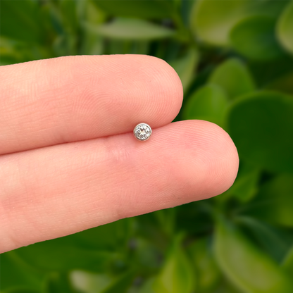 Piercing 1 pz Broquel Oro 10K