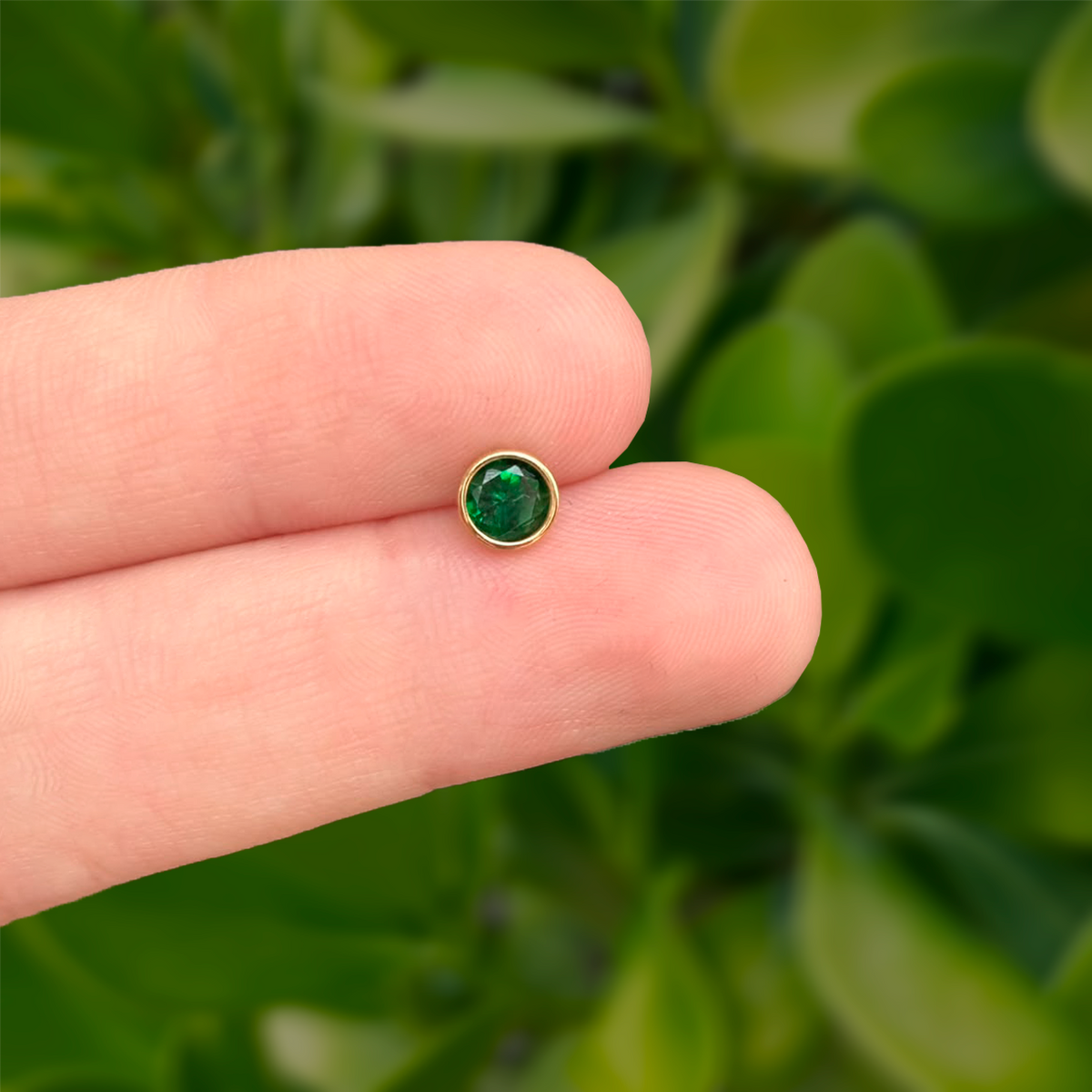 Piercing 1 pz Broquel Oro 10K
