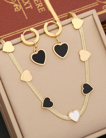 Aretes Corazón Acero Inoxidable 2U5