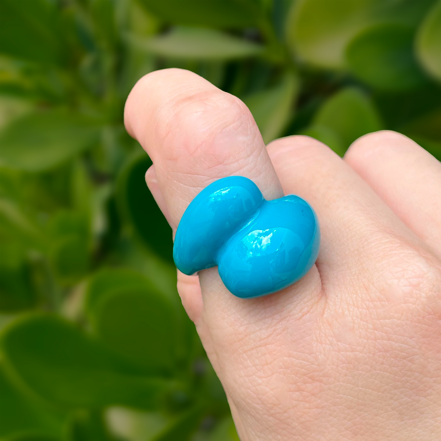 Anillo Azul Gotas Encontradas  1H3