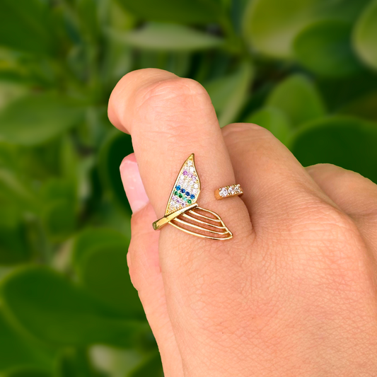 Anillo Cola de Sirena  Ajustable 1C1