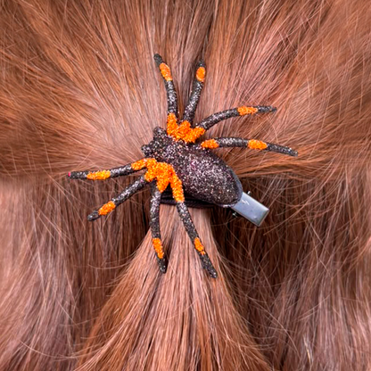 Clip Pinza Araña Halloween Para el Cabello