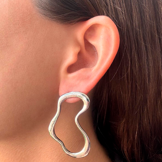 Aretes Plateados 3A3