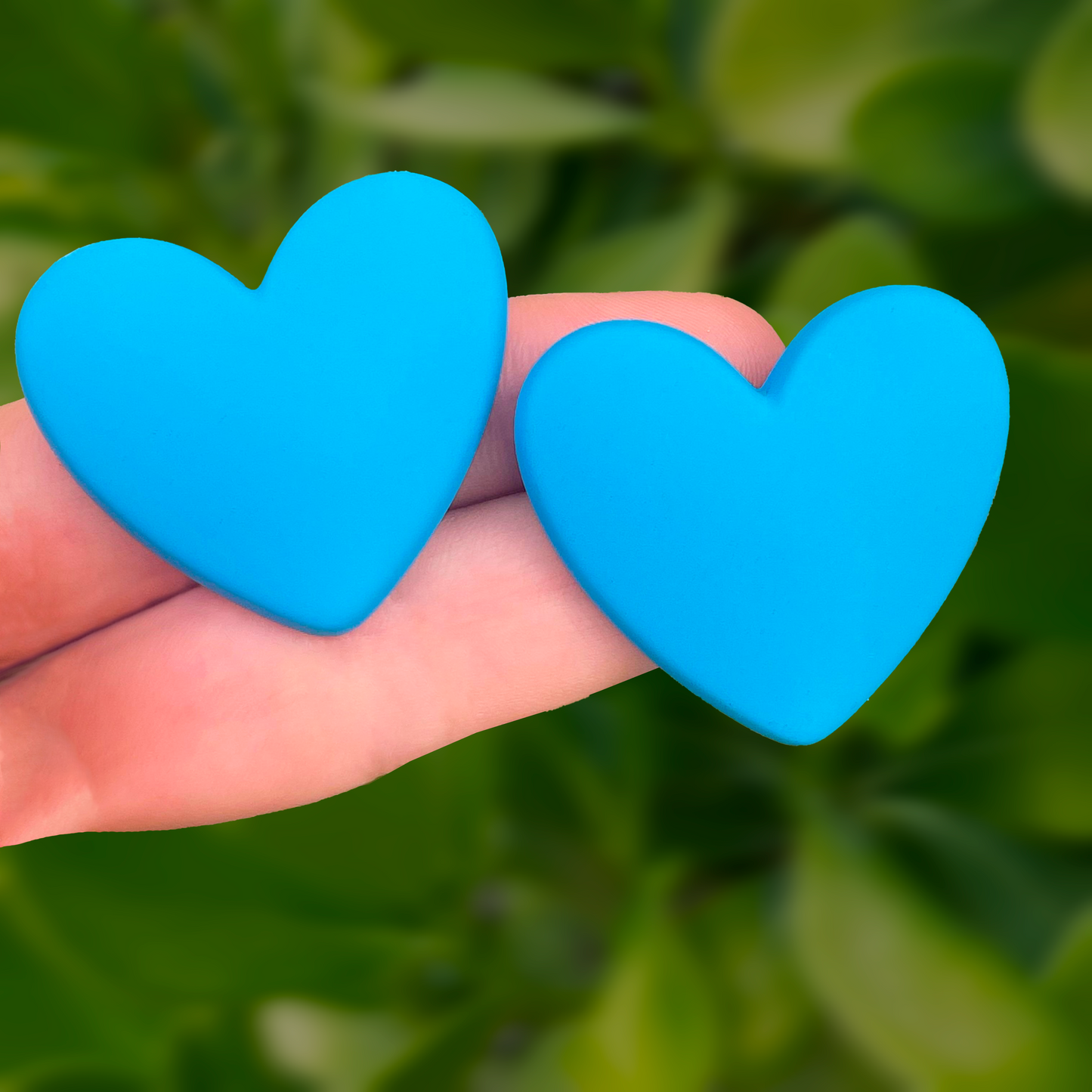 Aretes Corazón Azul   1C3