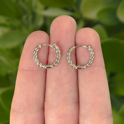 Aretes Chapa de Oro AZ40