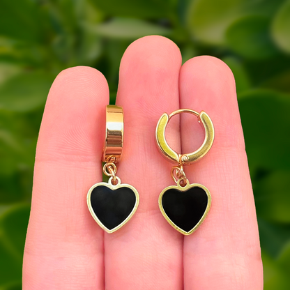 Aretes Corazón Acero Inoxidable 2U5