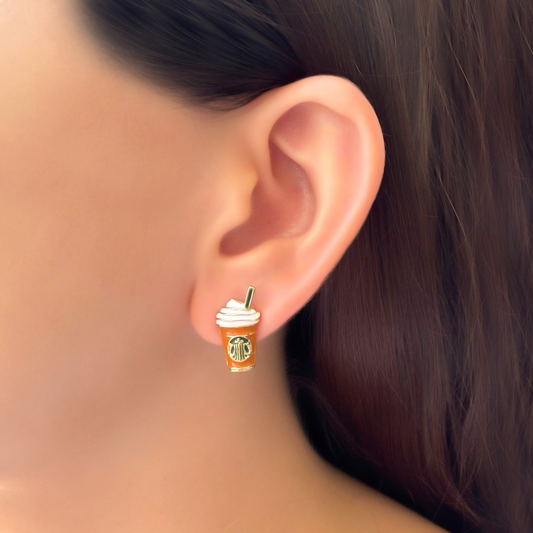 Aretes Mini Coffee  4E29