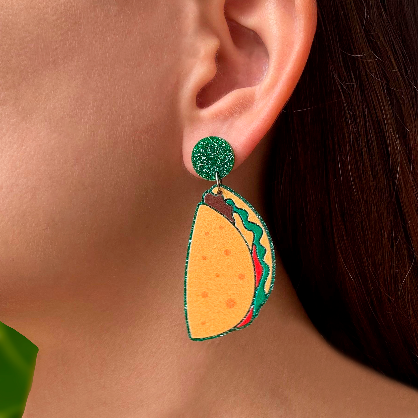 Aretes Taco VIVA MEXICO