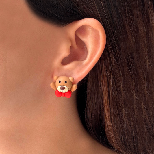Aretes Oso Navidad 3F1