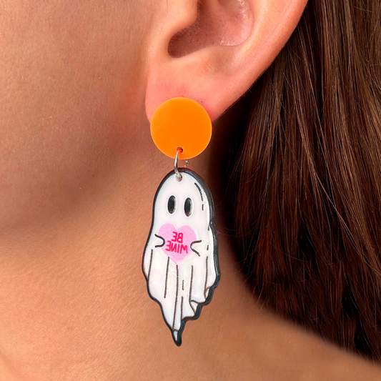 Aretes Fantasma Be Mine Halloween