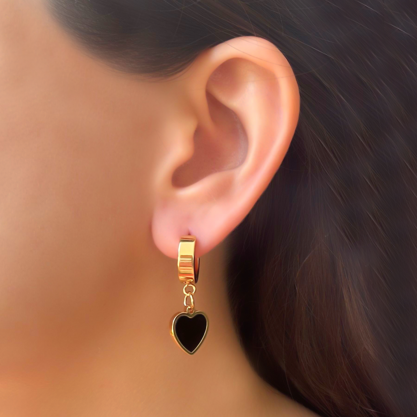 Aretes Corazón Acero Inoxidable 2U5