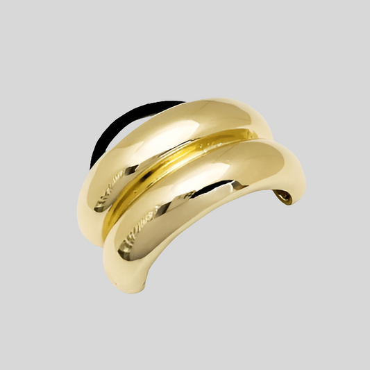 Broche Liga Cabello Hair Cuffs Dorado  2BB3