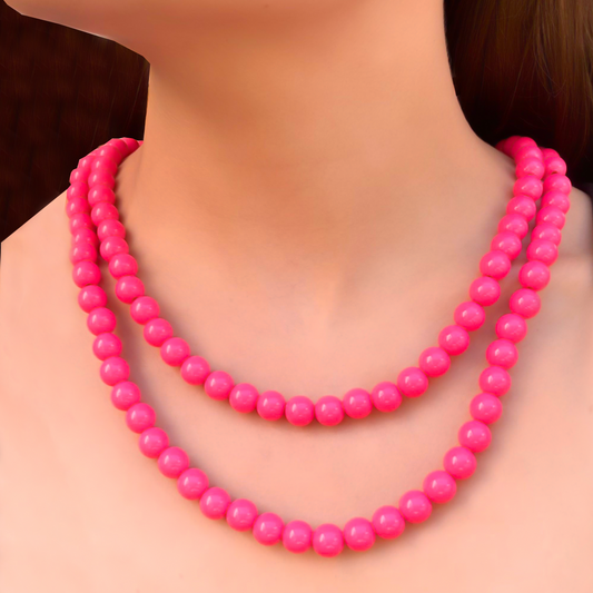 Collar Doble Bolas Fiusha  2BB7