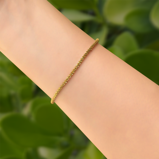 Pulsera Krol Dorada Acero Inoxidable 3K6