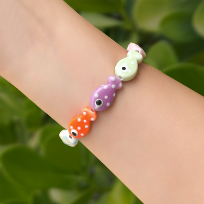Pulsera de Peces de Cerámica 3H6