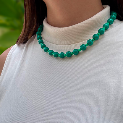 Collar Bolitas Multicolor