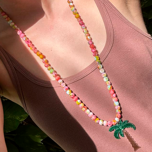 Collar Bolas de Cristal Palmera 1L8