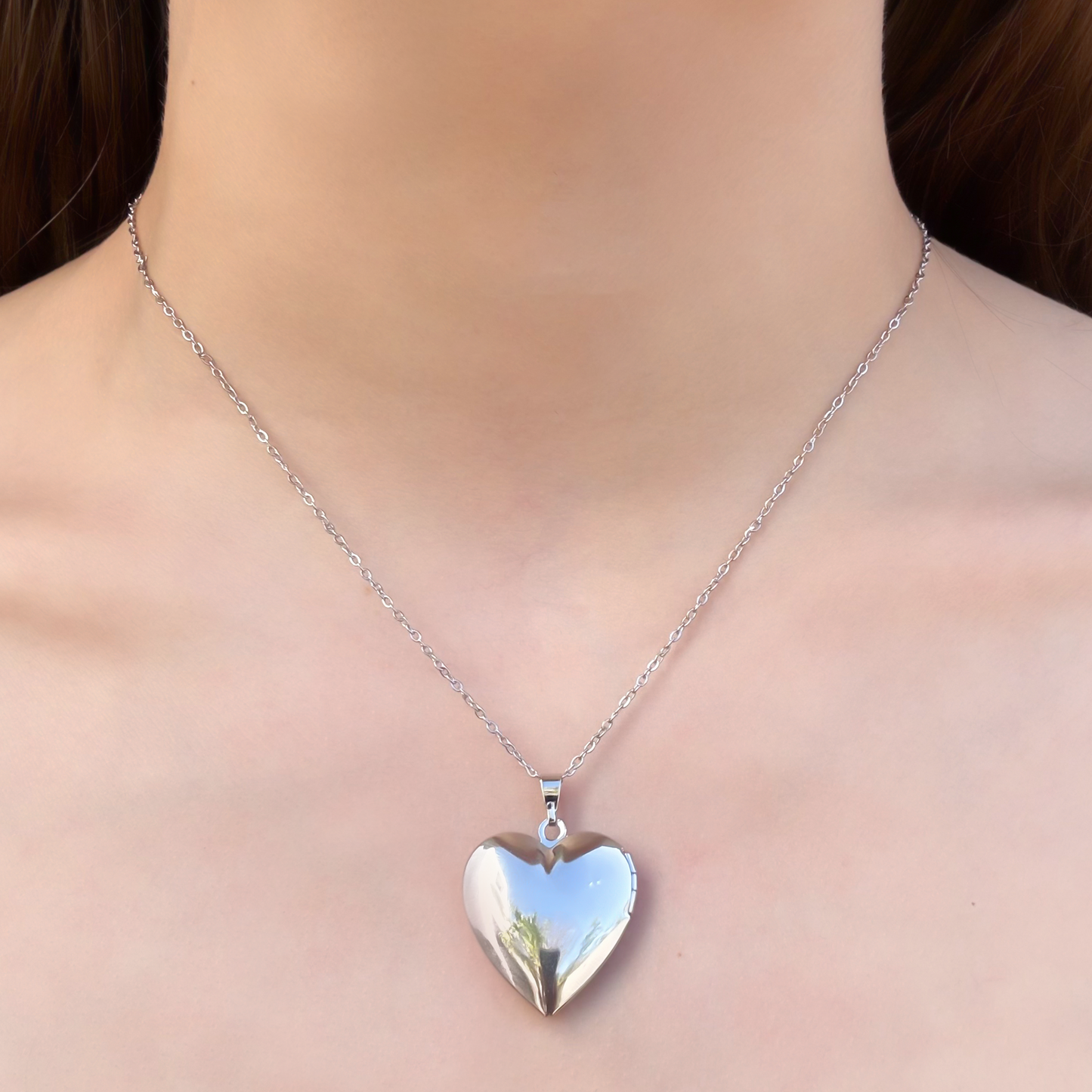 Collar Relicario de Corazón   1N6