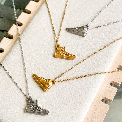 Collar Dorado Charm Tenis Acero Inoxidable  Az210