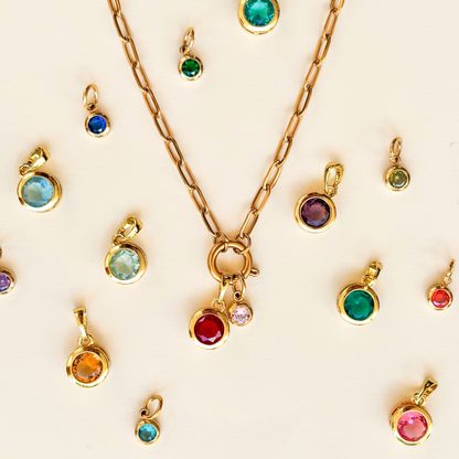 Dijes Para tus Accesorios Chapa de Oro  Gde.