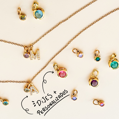 Dijes Para tus Accesorios Chapa de Oro  Gde.