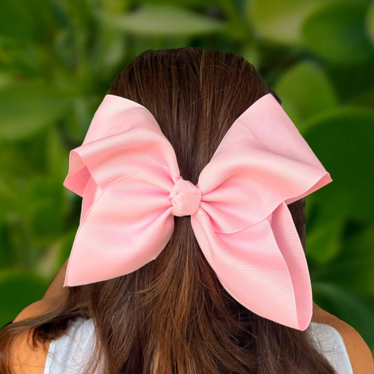 Broche Lazo de Pelo Rosa