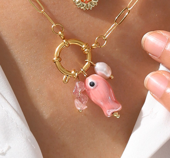 Collar Charms del Mar Acero Inoxidable 1j4