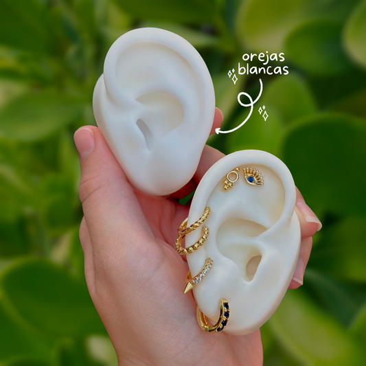 Oreja Izquierda Silicon Blanca 1A7