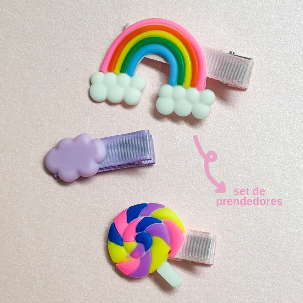Clips Arcoiris de Niñas