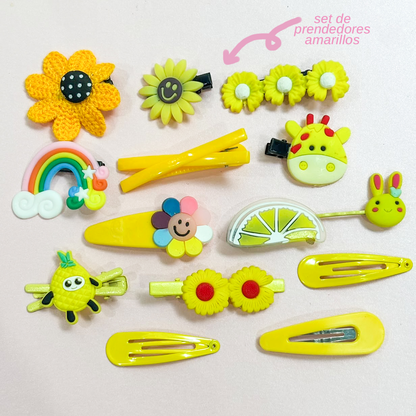 Clips Amarillo de Niñas