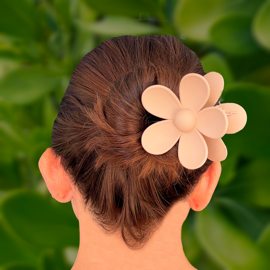 Clip Pinza Flor Beige 2BB5