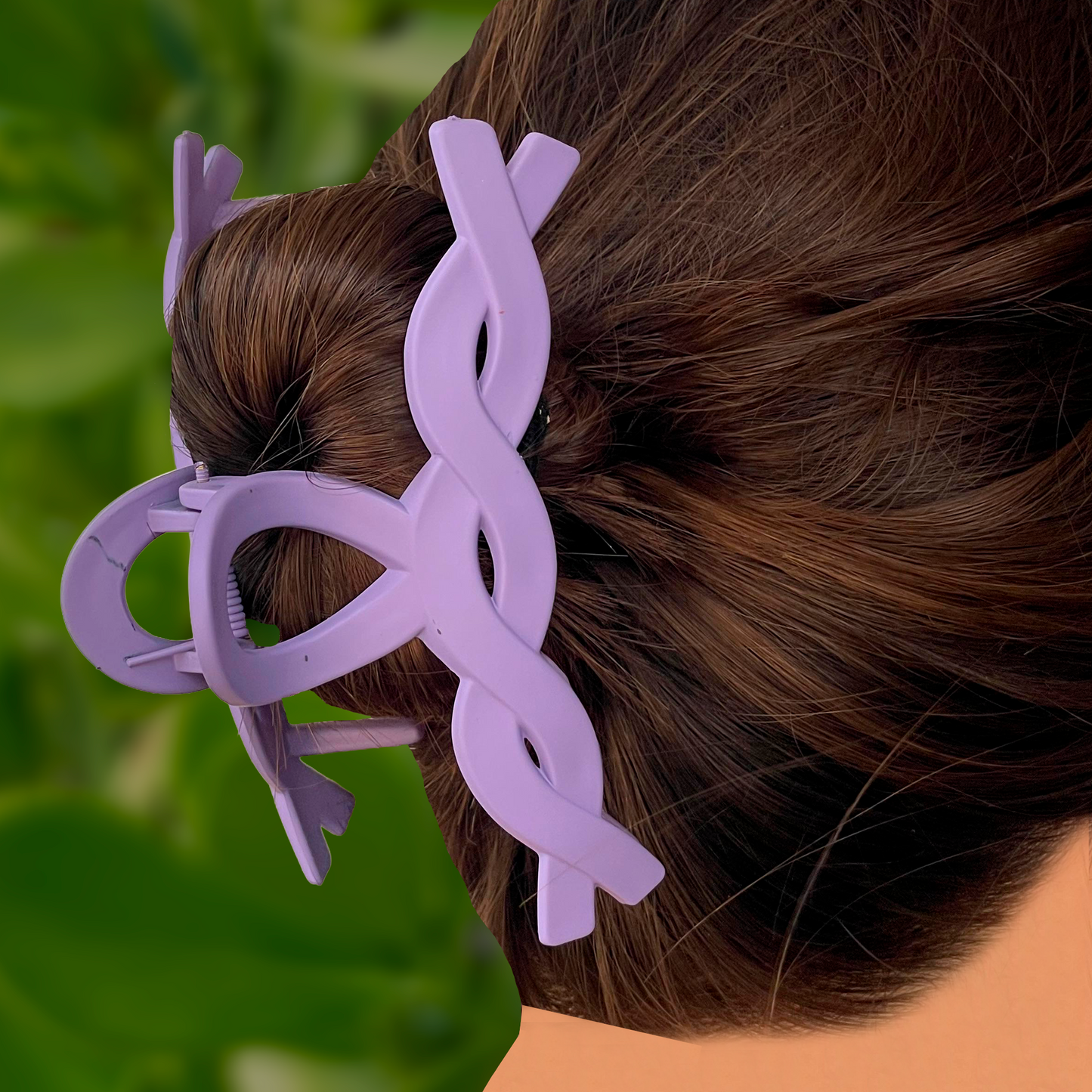Clip Pinza Lila Para el Cabello