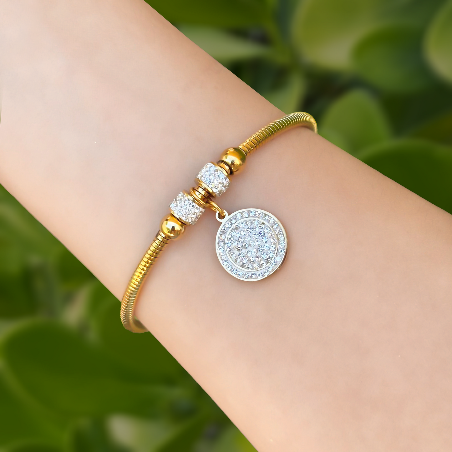 Pulsera Brillante Acero Inoxidable  1P7