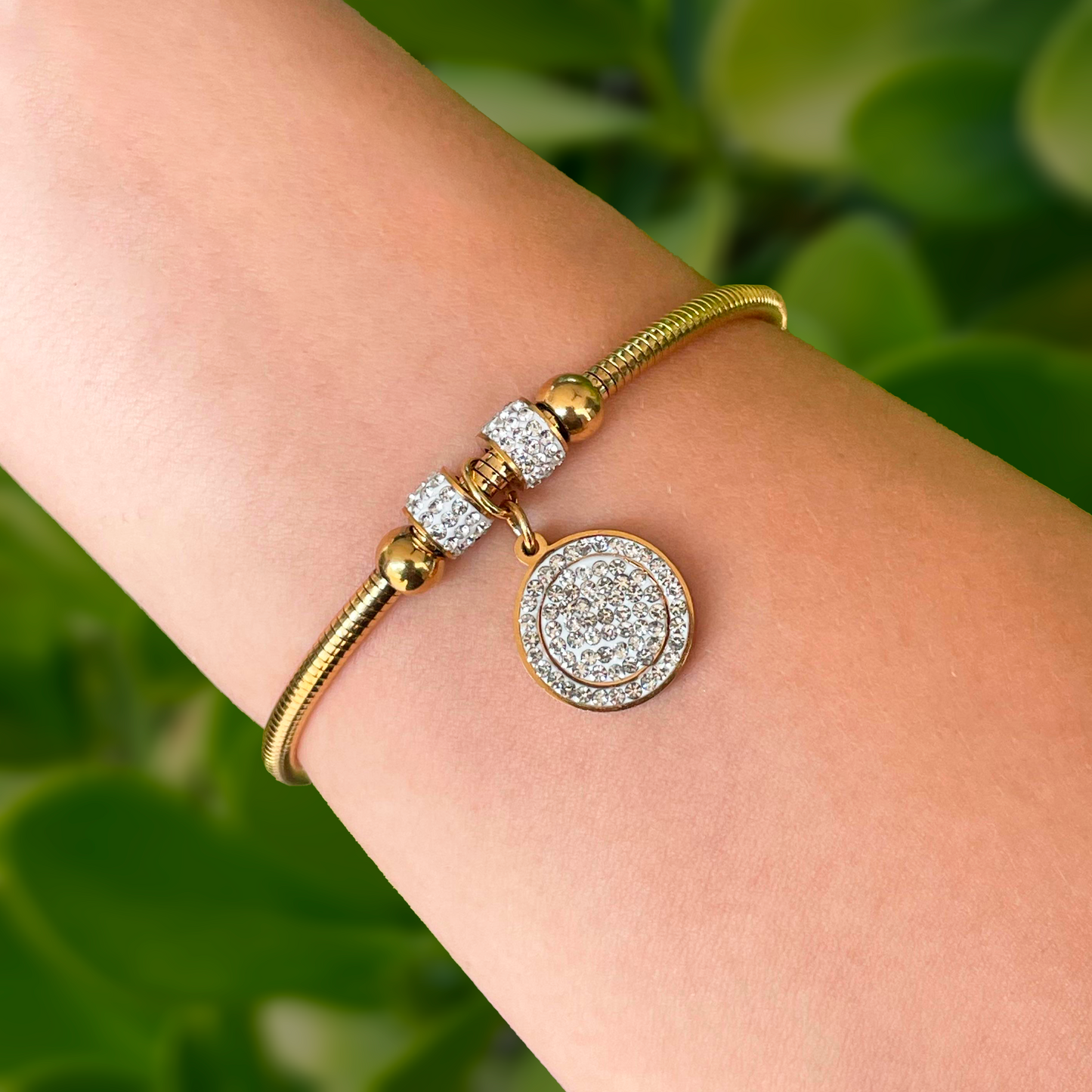 Pulsera Brillante Acero Inoxidable  1P7
